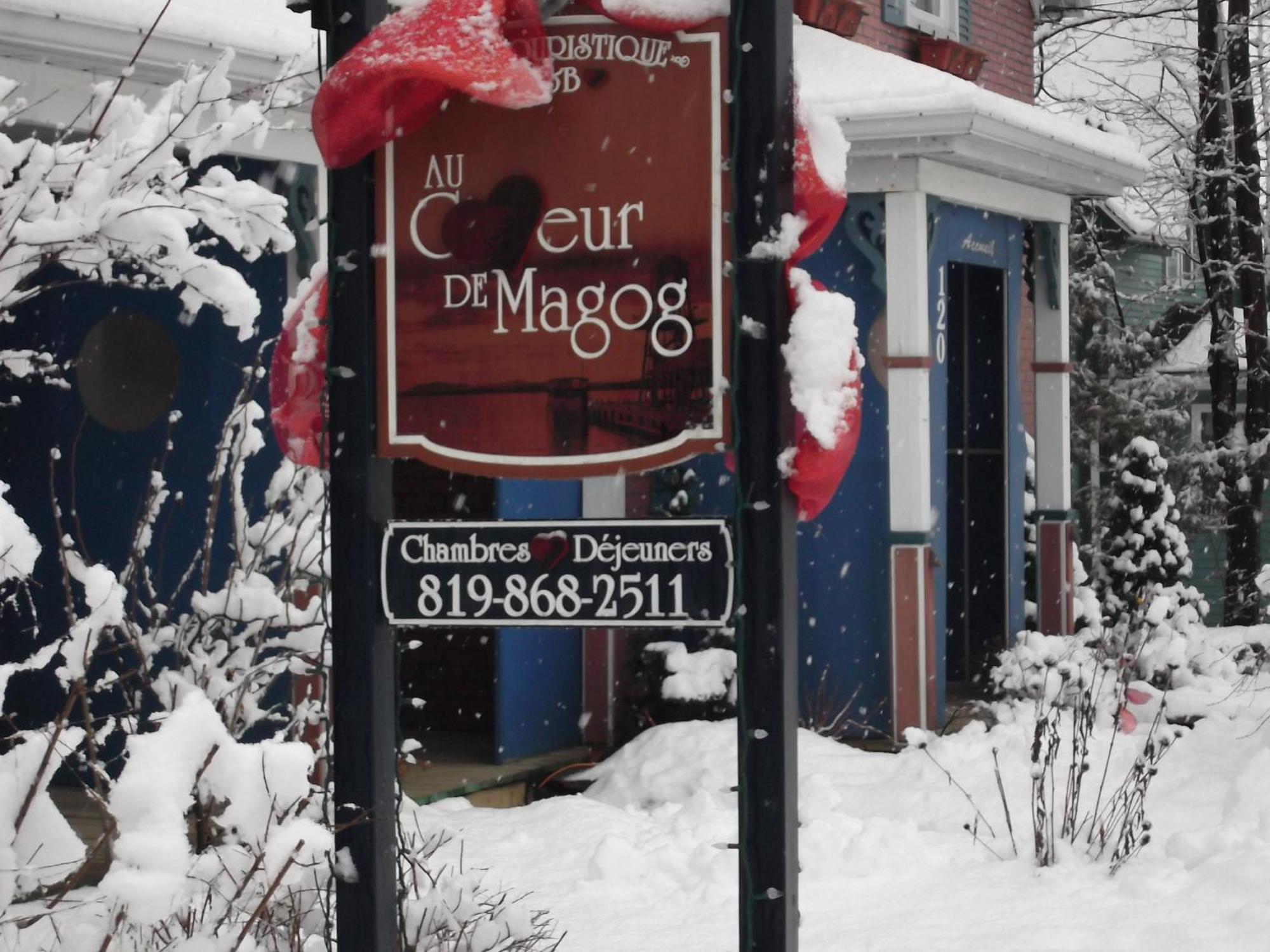 Bed and Breakfast Au Coeur De Magog Exteriér fotografie
