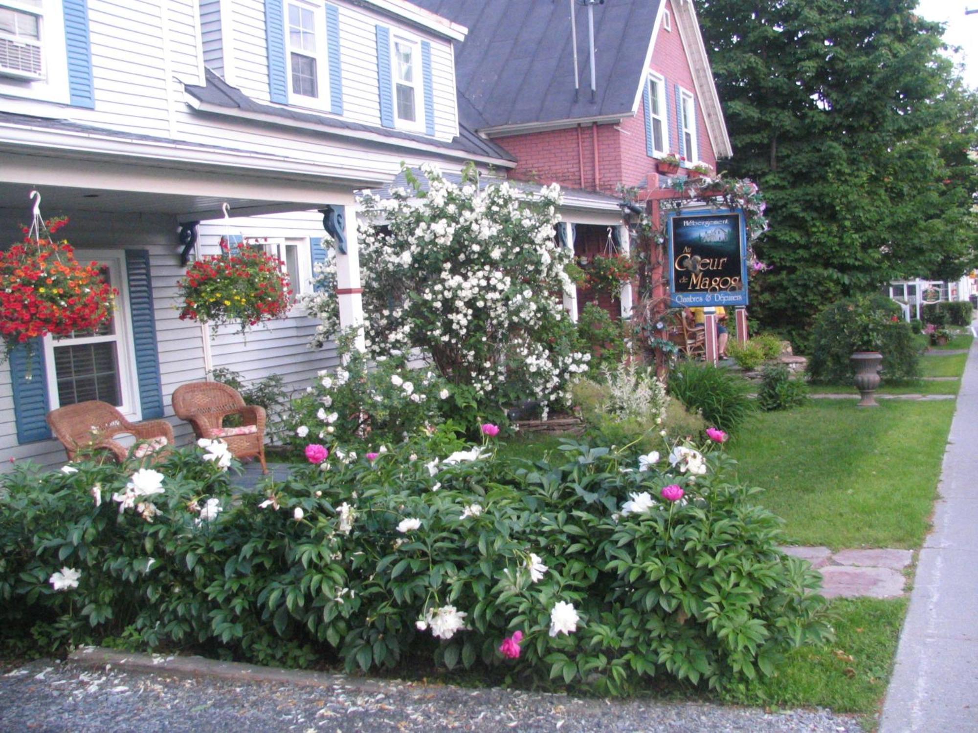 Bed and Breakfast Au Coeur De Magog Exteriér fotografie