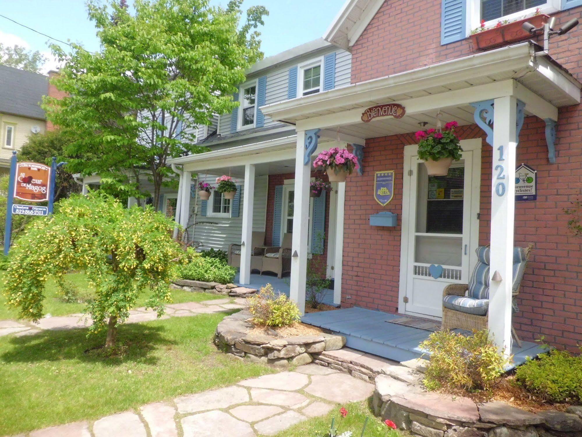 Bed and Breakfast Au Coeur De Magog Exteriér fotografie